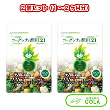 画像をギャラリービューアに読み込む, ユーグレナと酵素121 100粒入 2個セット ユーグレナ 健康食品・サプリメント ミドリムシのちから100
