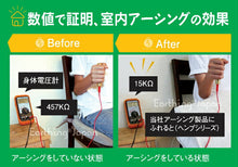 画像をギャラリービューアに読み込む, アーシング・ヘンプシーツ 静電 帯電防止

